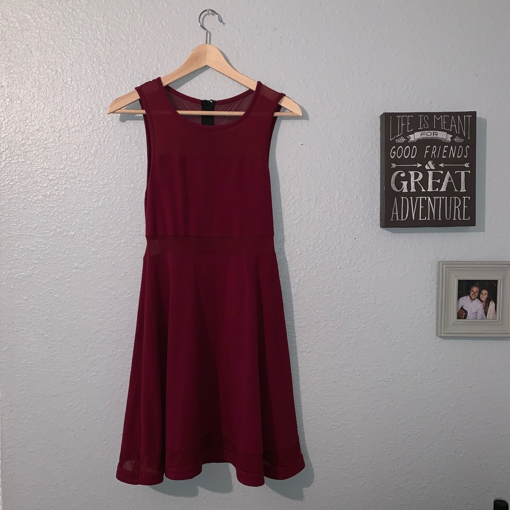 ◽️ Maroon Dress ◽️
